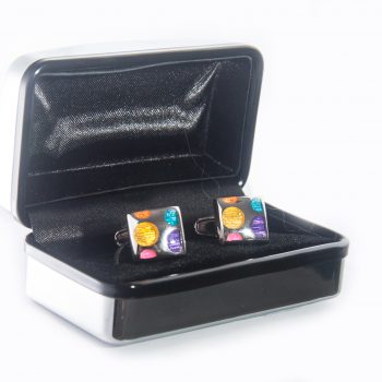 Square Spot Cuff Links