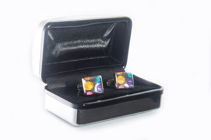 Square Spot Cuff Links